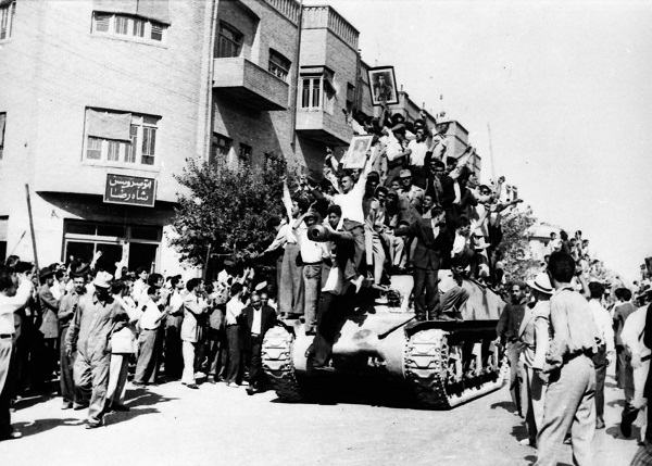 Mosaddegh opponents during the 1953 Iranian coup d’état. A recently published FRUS volume documents the coup and American involvement in it. The Guardian/Wikipedia Commons