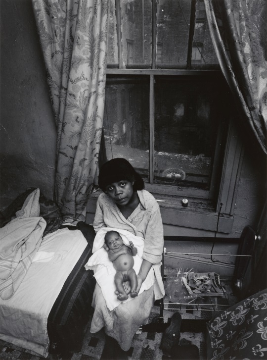 Bruce Davidson, Woman with Newborn on Lap, between 1966 and 1968. The Phillips Collection, Washington, DC.